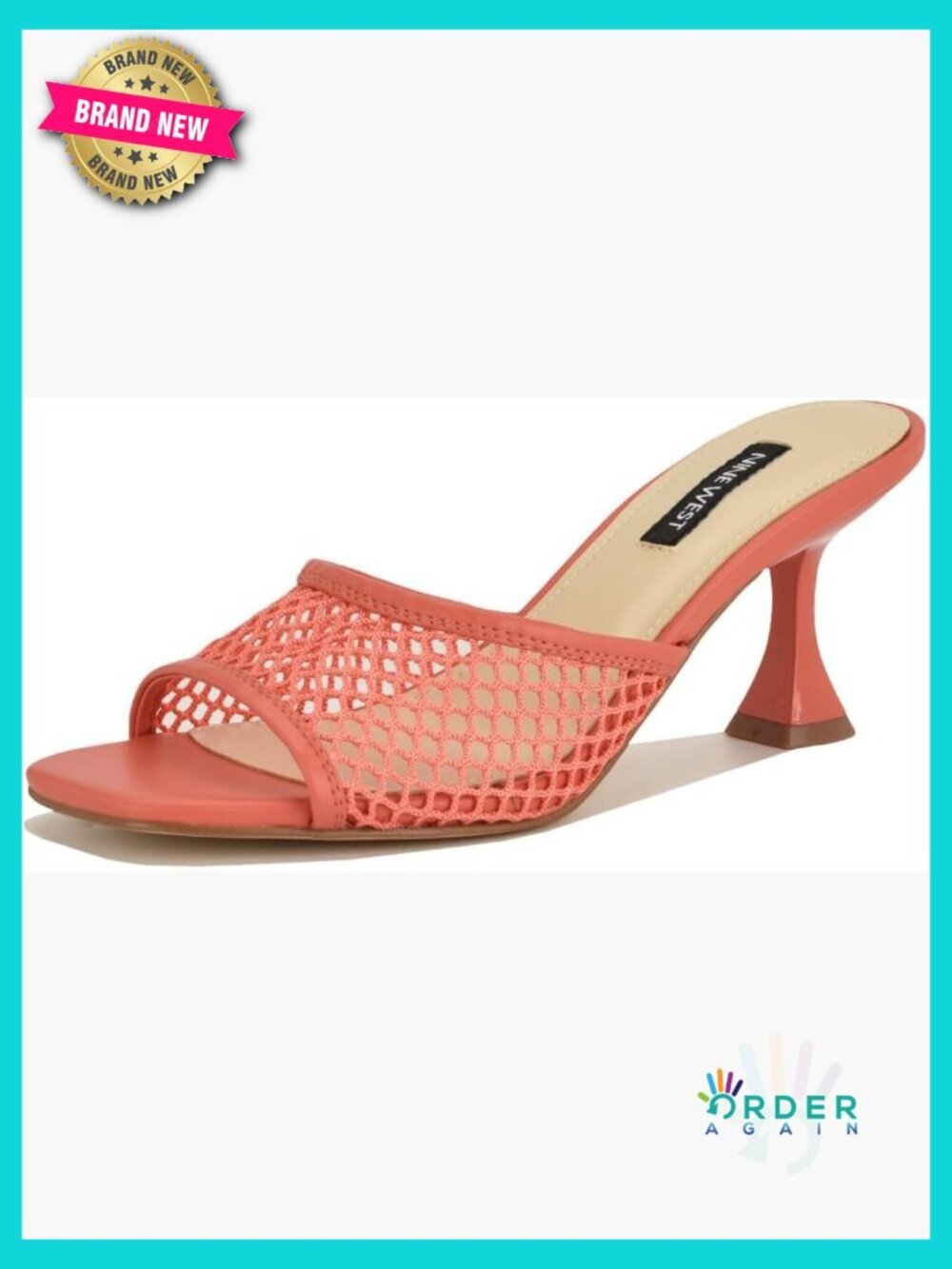Kitten Heel Square Toe Woven Dress Sandals Slip On Ankle Strap
